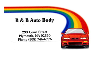 B and B Auto Body logo